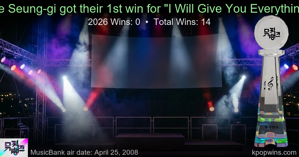 Lee Seung-gi - I Will Give You Everything